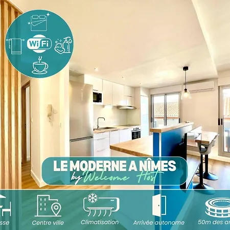Le Moderne A Nimes, Proche Arenes Et Gare Apartment Nimes